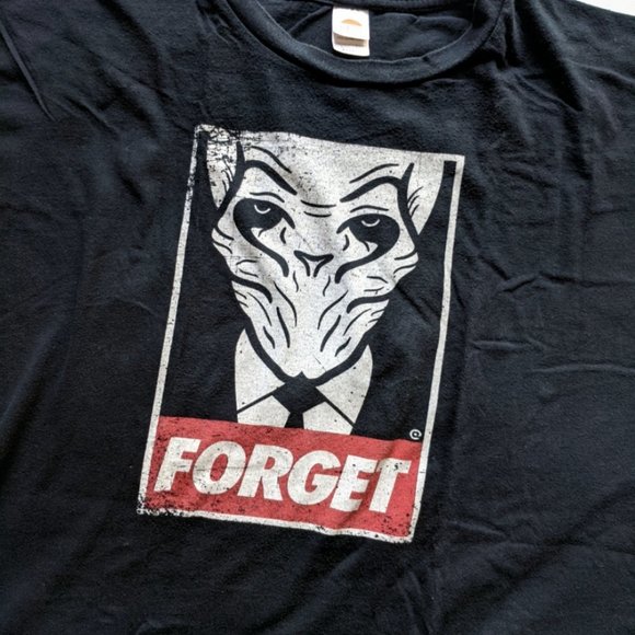 TeeFury Other - Men's Doctor Who The Silence Black Graphic Tee XL
